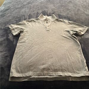 American Eagle Outfitters Men's Gray Short-Sleeve Polo worn 1 time !